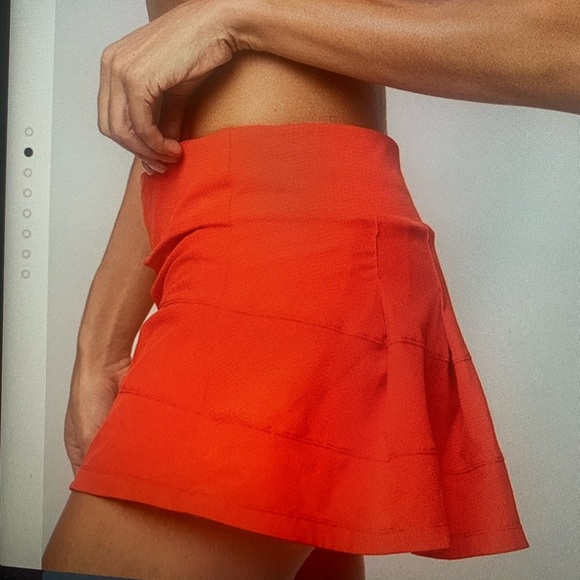 Tennis Skirt Red - Picture 3 of 5